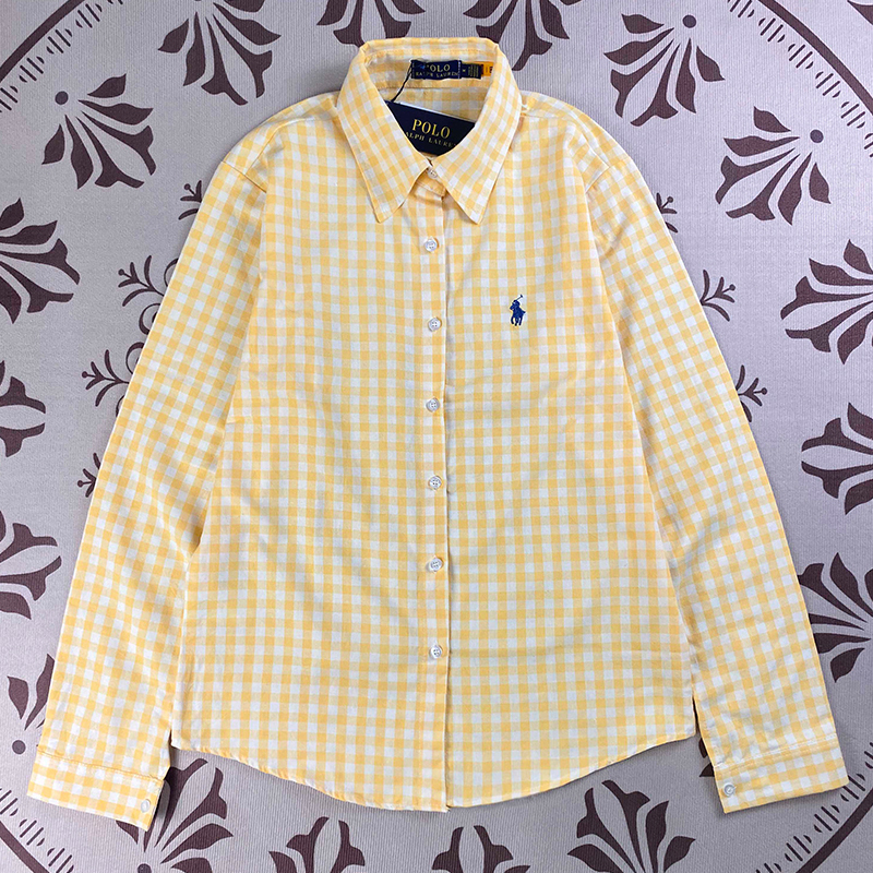 Ralph Lauren Women Plaid Shirt #RL-016