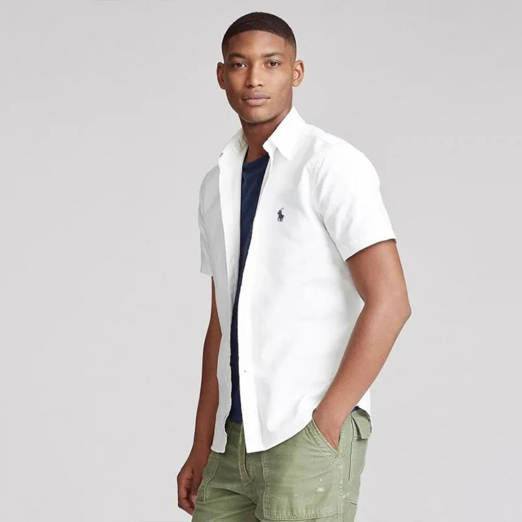 Ralph Lauren Unisex Pure Cotton Short Sleeve Shirt #RL-018