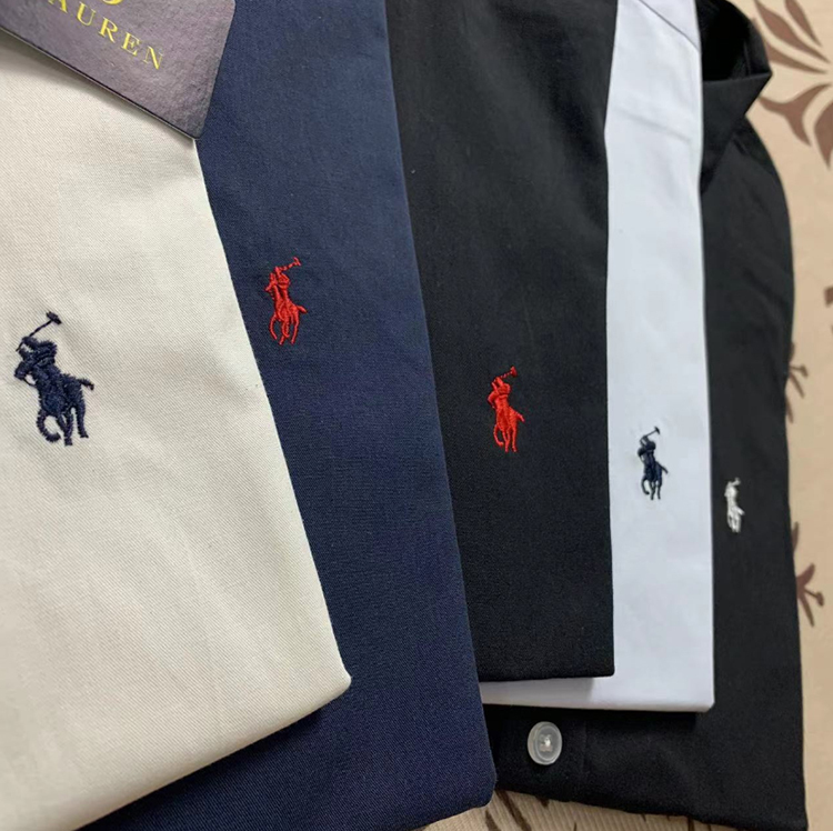 Ralph Lauren Unisex Pure Cotton Short Sleeve Shirt #RL-018