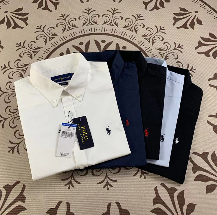 Ralph Lauren Unisex Pure Cotton Short Sleeve Shirt #RL-018