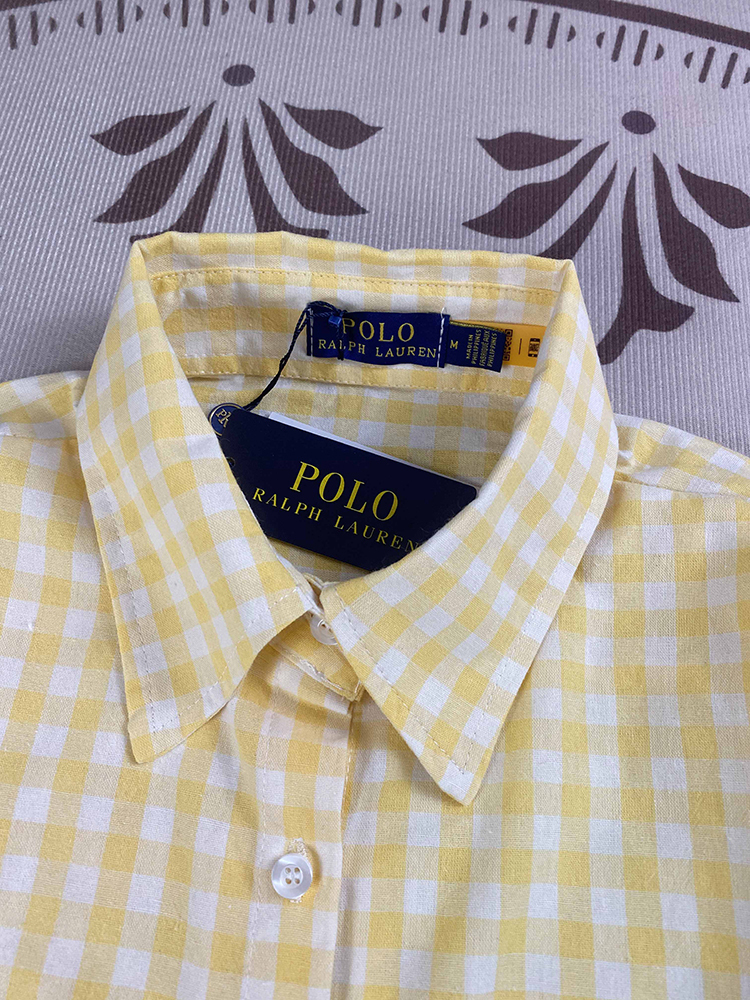 Ralph Lauren Women Plaid Shirt #RL-016