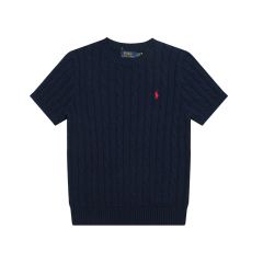 Navy with red logo