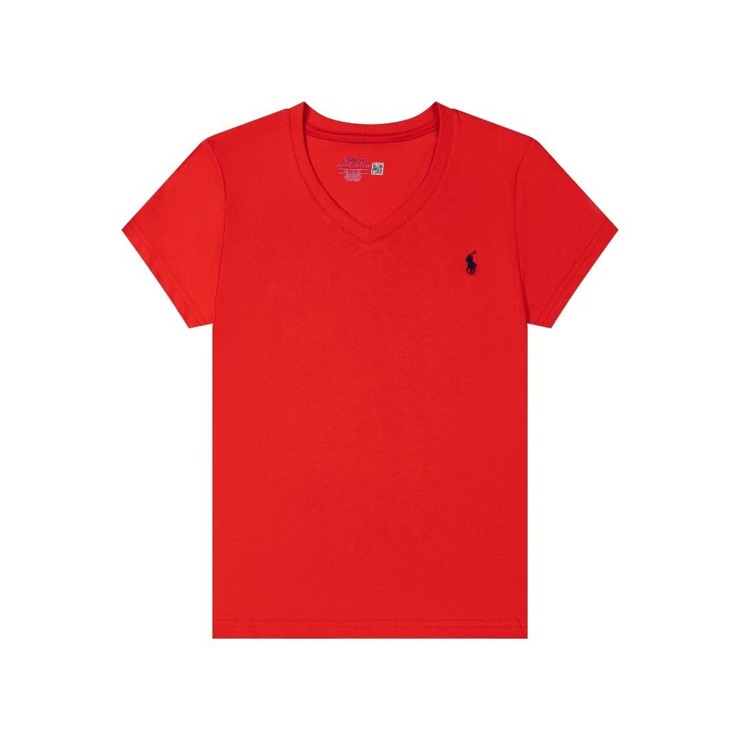 Ralph Lauren Women V-neck T-shirt #RL-021