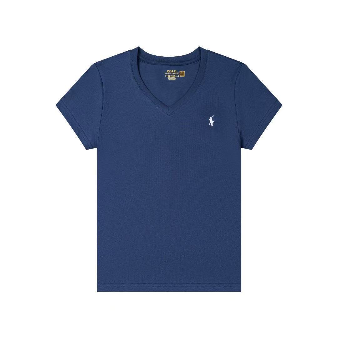 Ralph Lauren Women V-neck T-shirt #RL-021