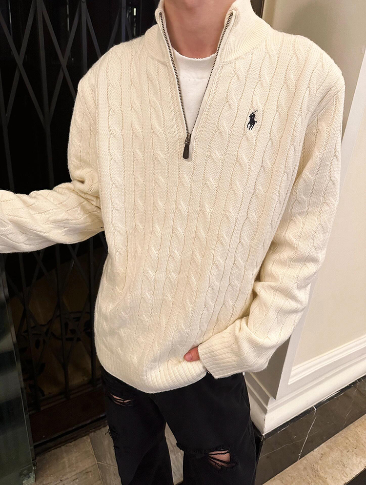 Ralph Lauren Unisex Half Zipper Sweater #RL-024