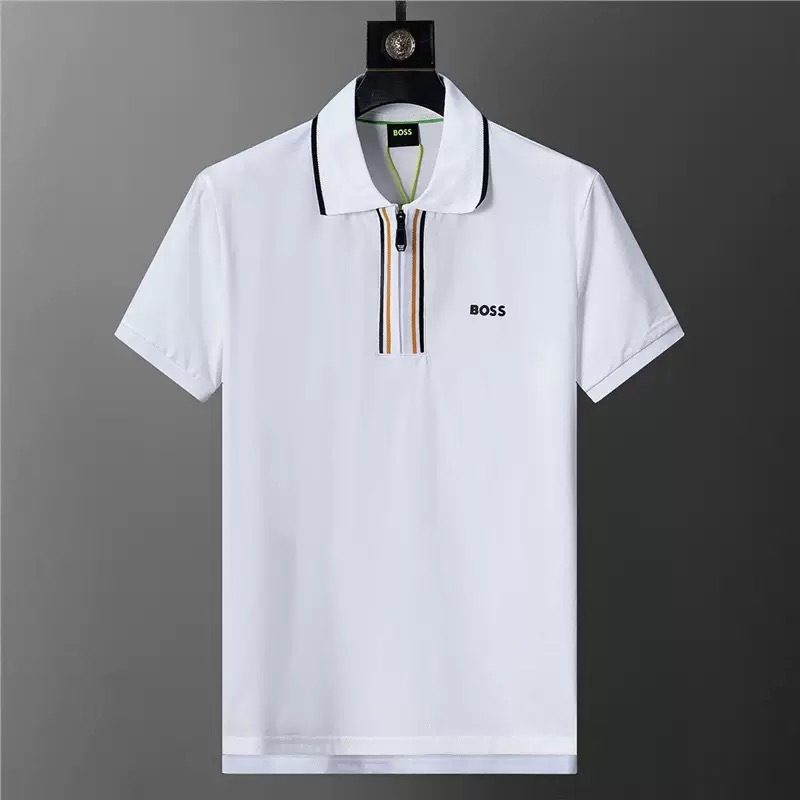 BOSS Men Cotton Polo Shirt Bo-004