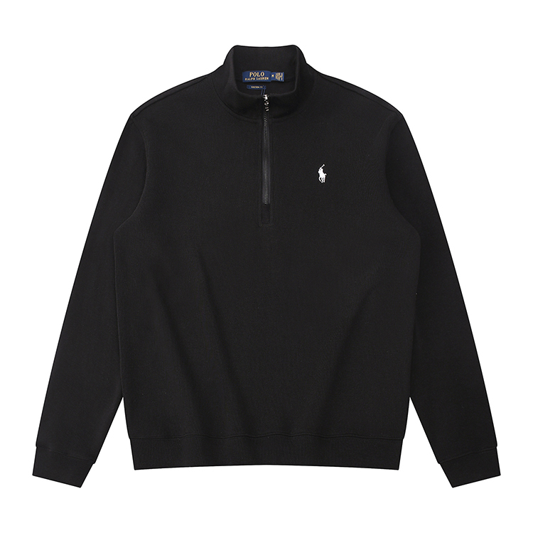 Ralph Lauren Unisex Cotton Half Zipper Hoodie #RL-037