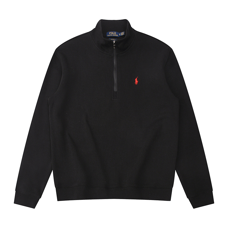 Ralph Lauren Unisex Cotton Half Zipper Hoodie #RL-037