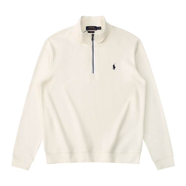 Ralph Lauren Unisex Cotton Half Zipper Hoodie #RL-037