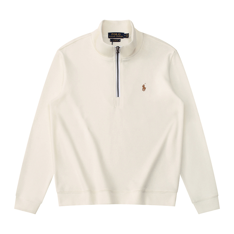 Ralph Lauren Unisex Cotton Half Zipper Hoodie #RL-037