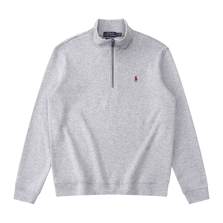 Ralph Lauren Unisex Cotton Half Zipper Hoodie #RL-037