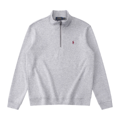 Gray with red logo