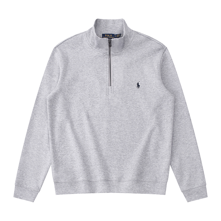 Ralph Lauren Unisex Cotton Half Zipper Hoodie #RL-037