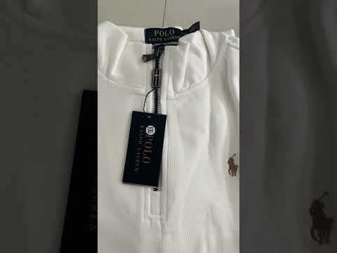 Ralph Lauren Unisex Cotton Half Zipper Hoodie #RL-037