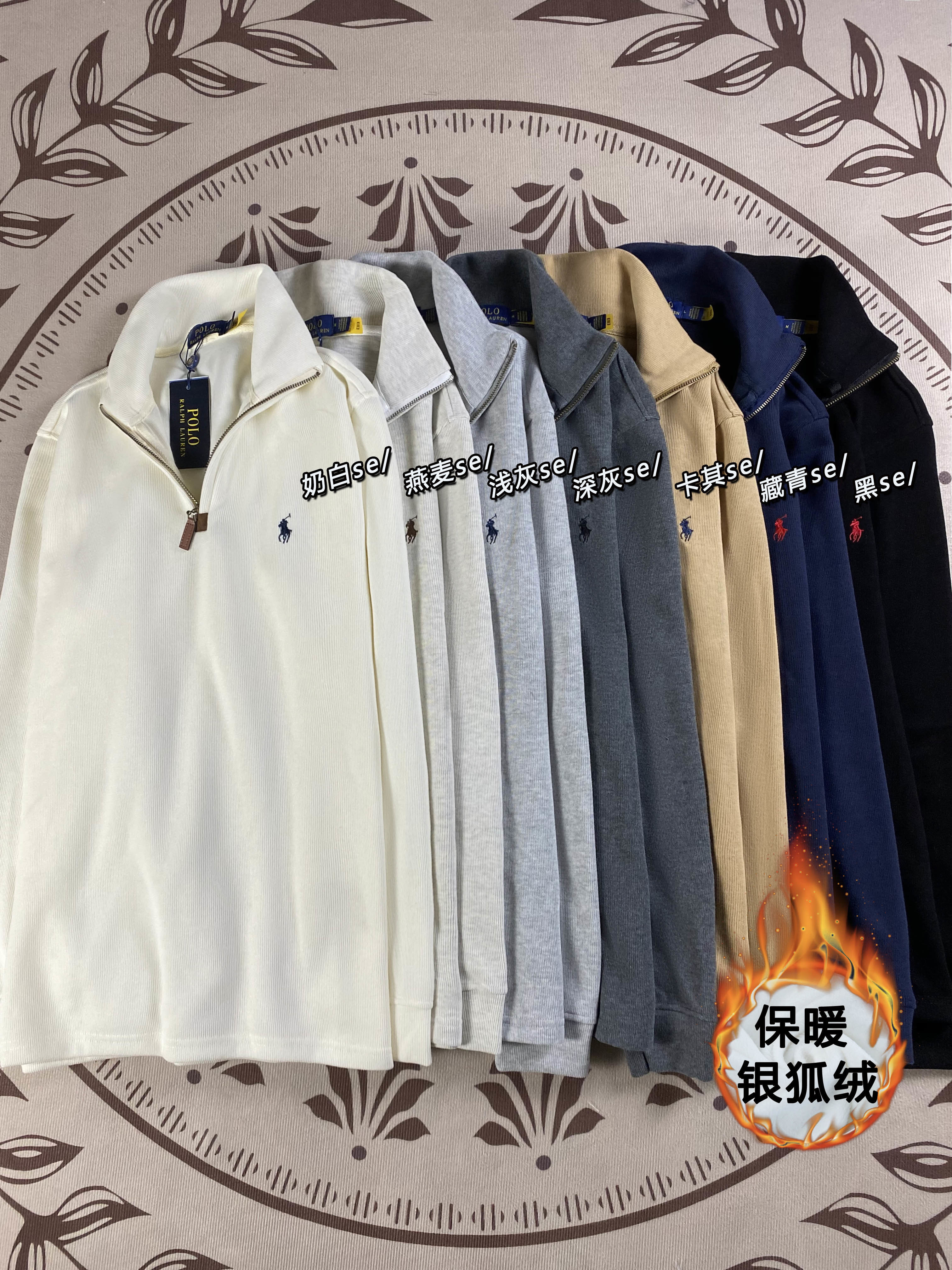 Ralph Lauren Unisex Cotton Hoodie RL-054 Thicker Version