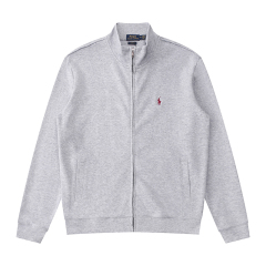 Gray with red logo