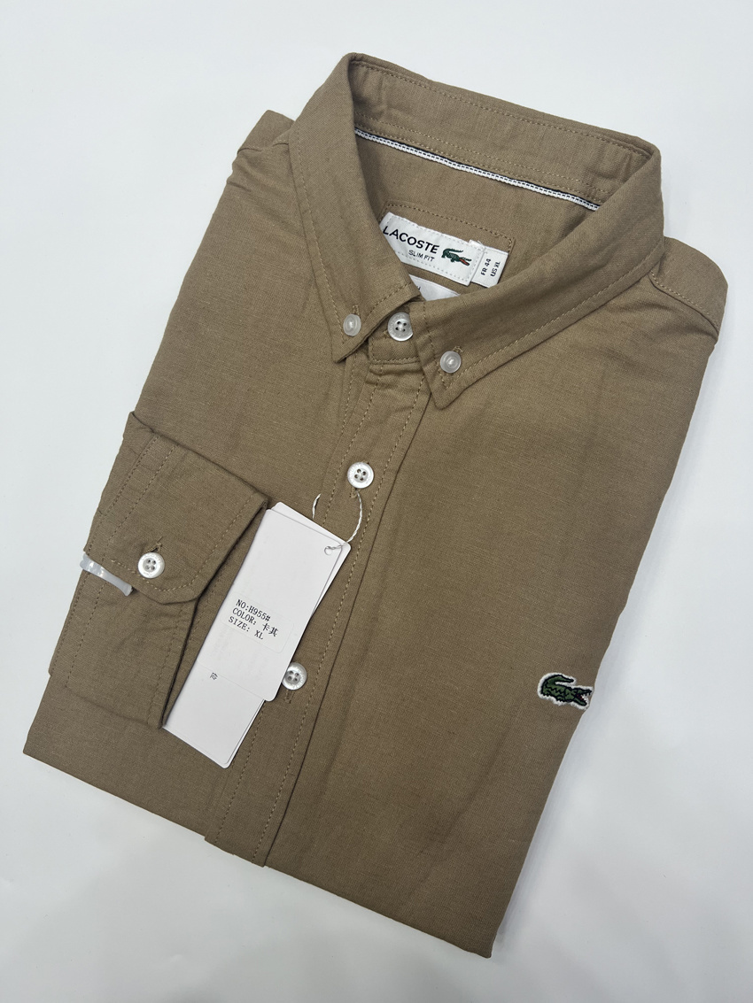 Lacoste Men's Cotton Linen Shirt LA-004