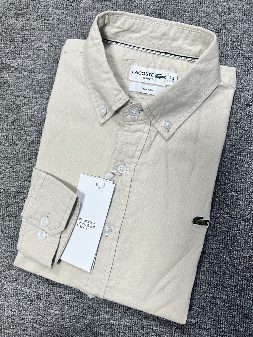 Lacoste Men's Cotton Linen Shirt LA-004