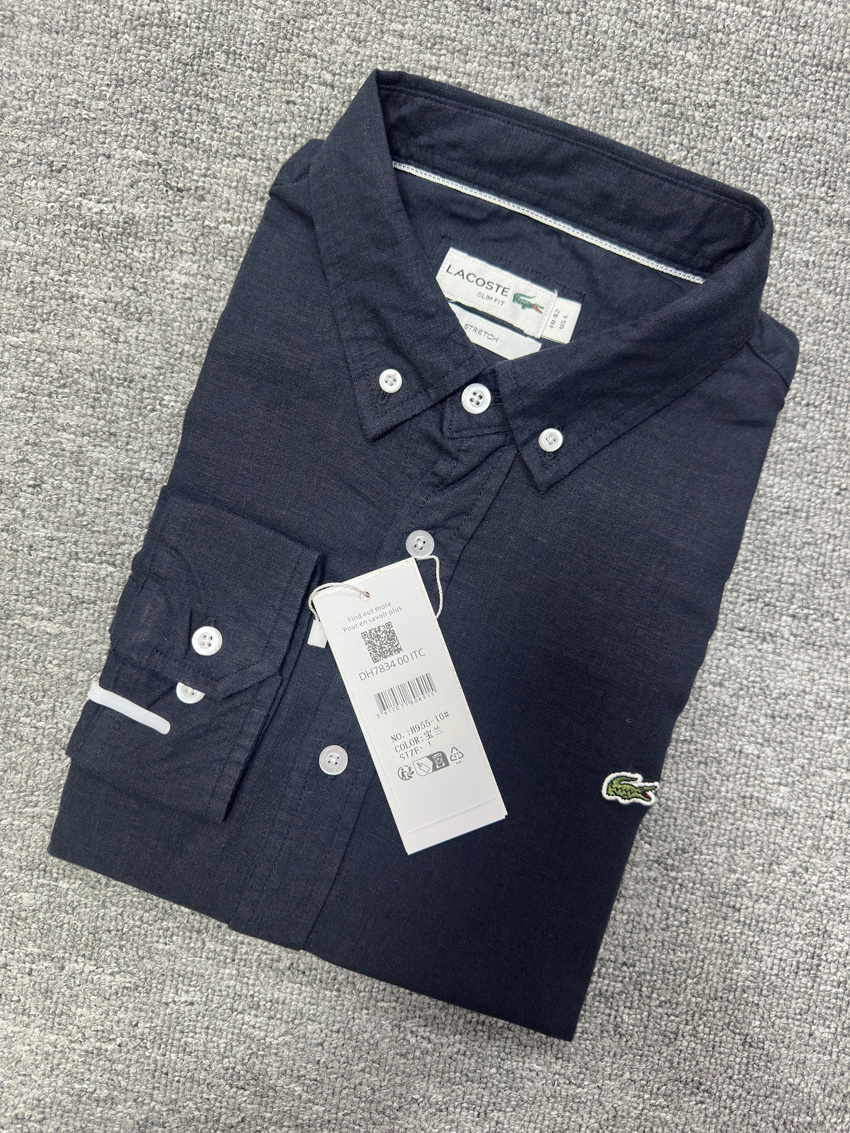 Lacoste Men's Cotton Linen Shirt LA-004