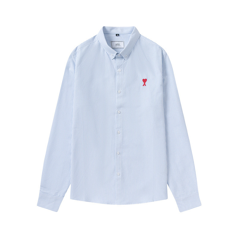 Ami Unisex 100% Cotton Striped Shirt AM-003