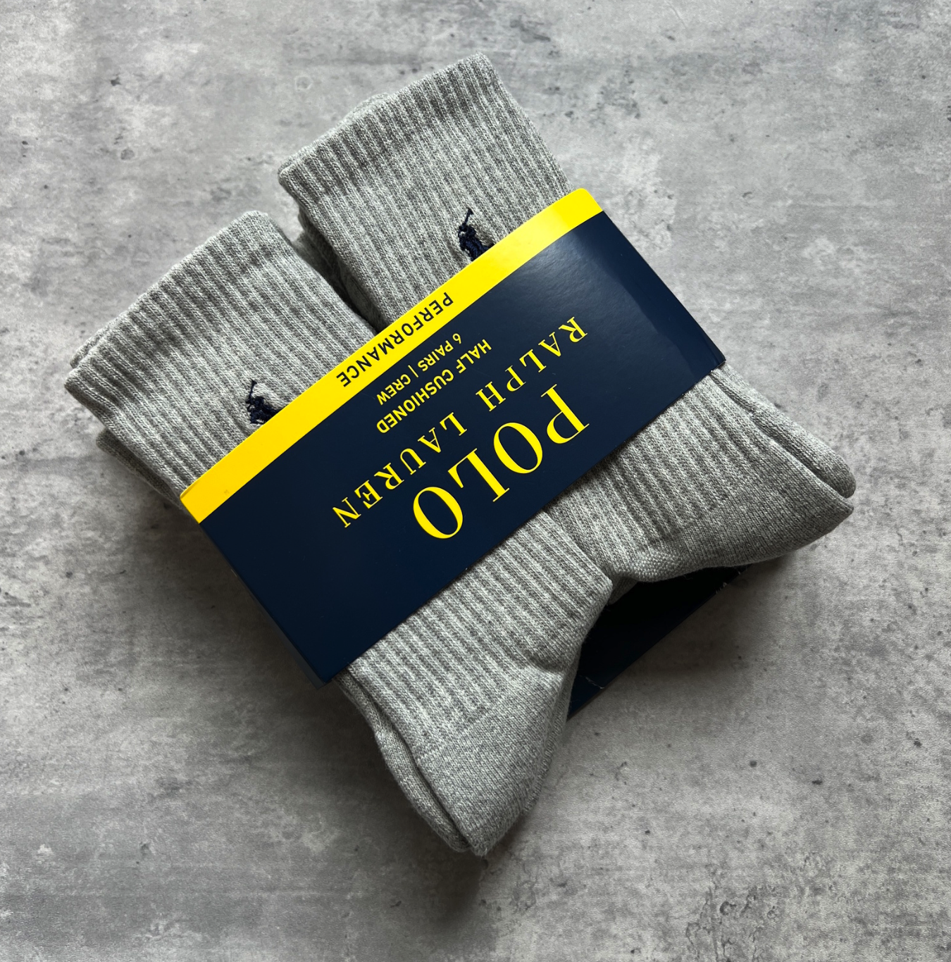 Ralph Lauren Cotton Crew Sock #RL-045-Crew
