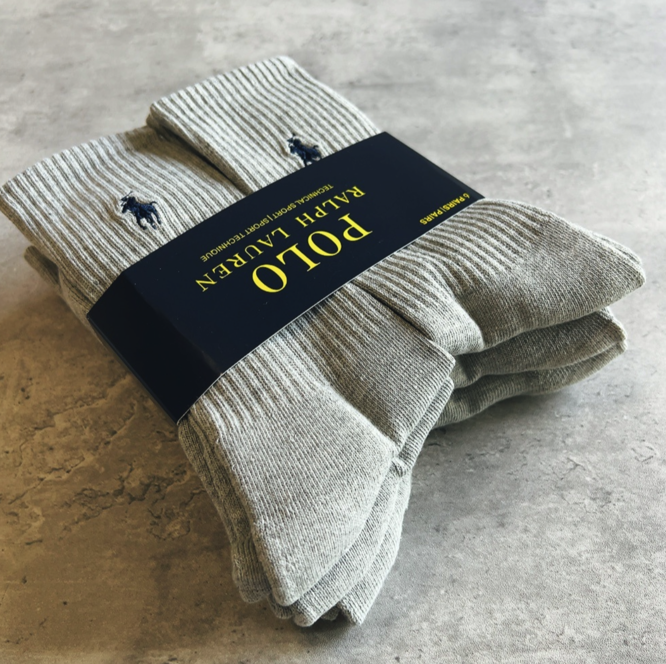 Ralph Lauren Polyester Crew Sock #RL-043