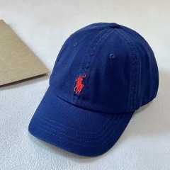 Navy with red logo，