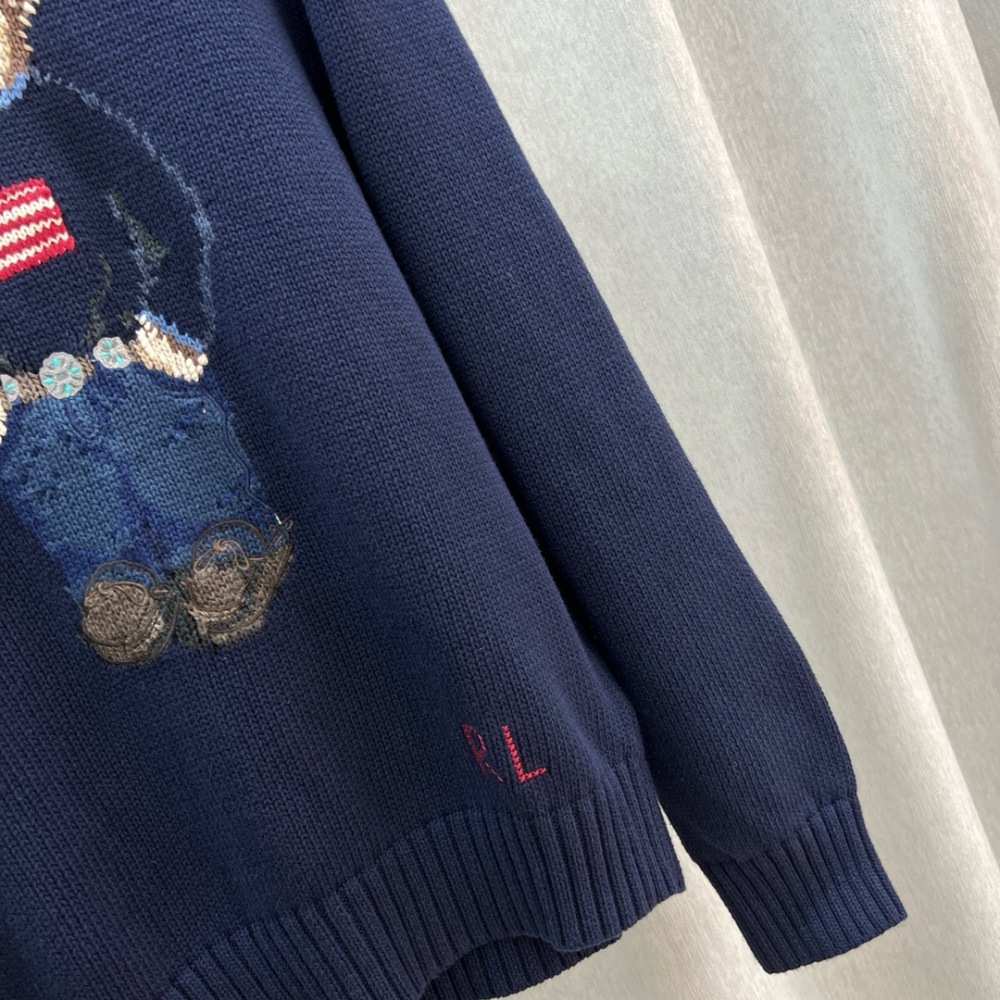 Ralph Lauren Polo Bear Cotton-Linen Men's Sweater #RL-049