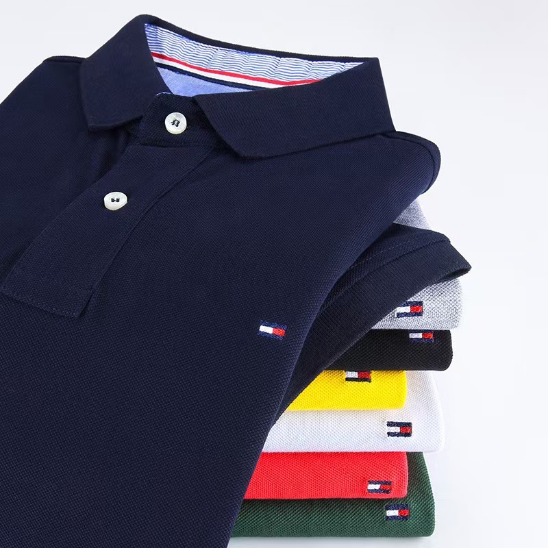 Tommy Hilfiger Men's Cotton Polo Shirt #TH-001