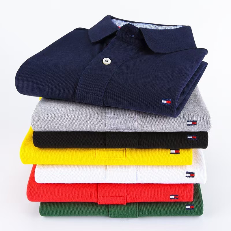 Tommy Hilfiger Men's Cotton Polo Shirt #TH-001