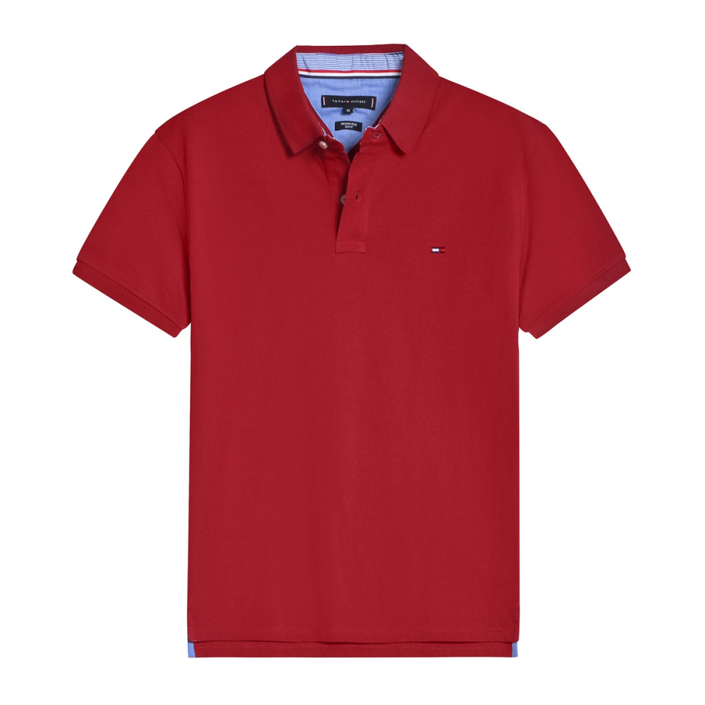 Tommy Hilfiger Men's Cotton Polo Shirt #TH-001