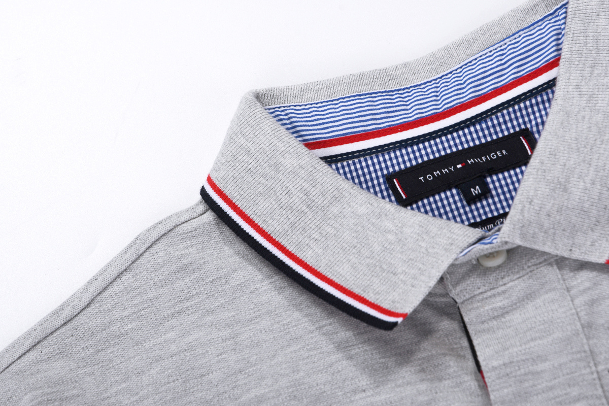 Tommy Hilfiger Men's Cotton Polo Shirt #TH-002