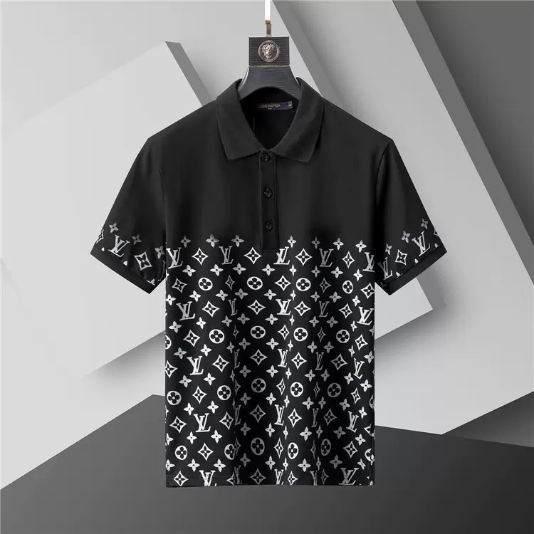 Louis Vuitton Men Cotton Polo Shirt LV-002