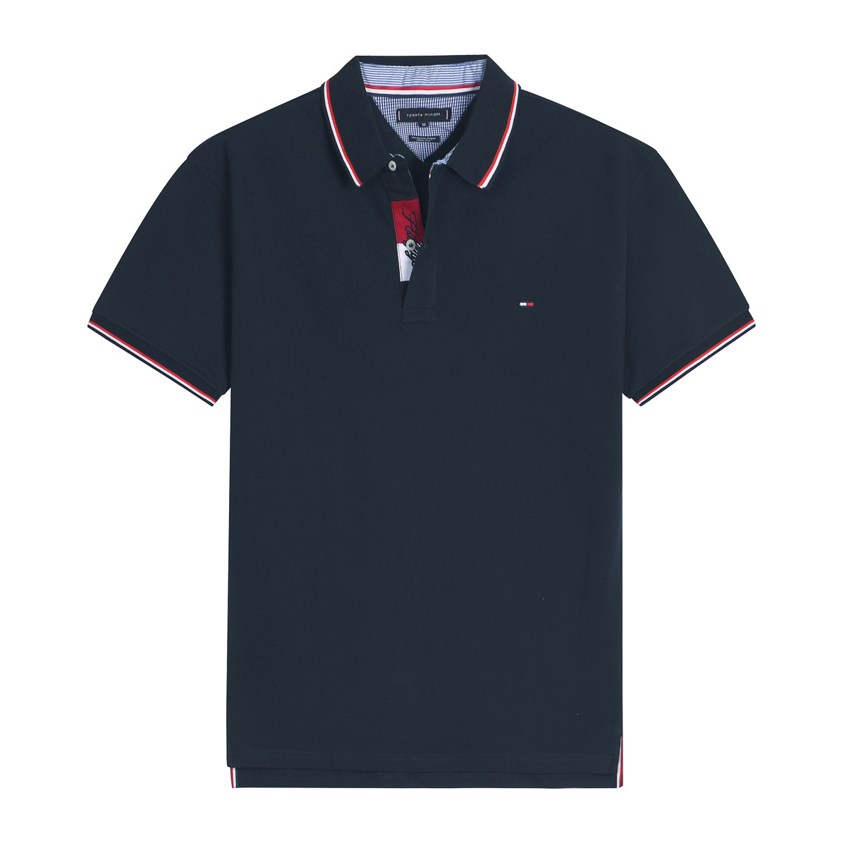 Tommy Hilfiger Men's Cotton Polo Shirt #TH-002