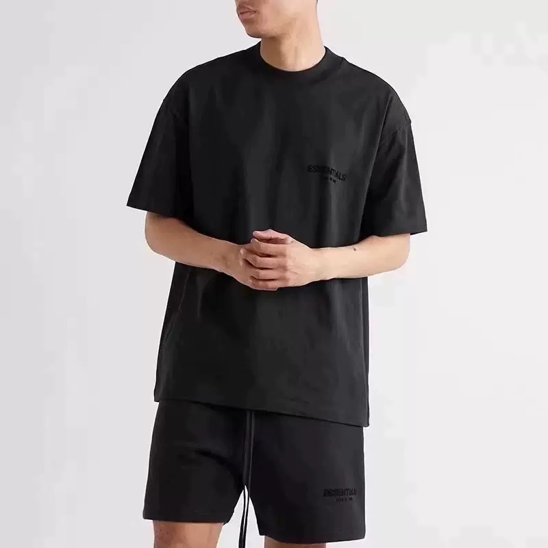 ESSENTIALS Unisex Pure Cotton T-shirt and Short pants Set ES-002