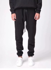Black cuffed pants
