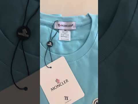 MONCLER Unisex Pure Cotton T-shirt MO-002