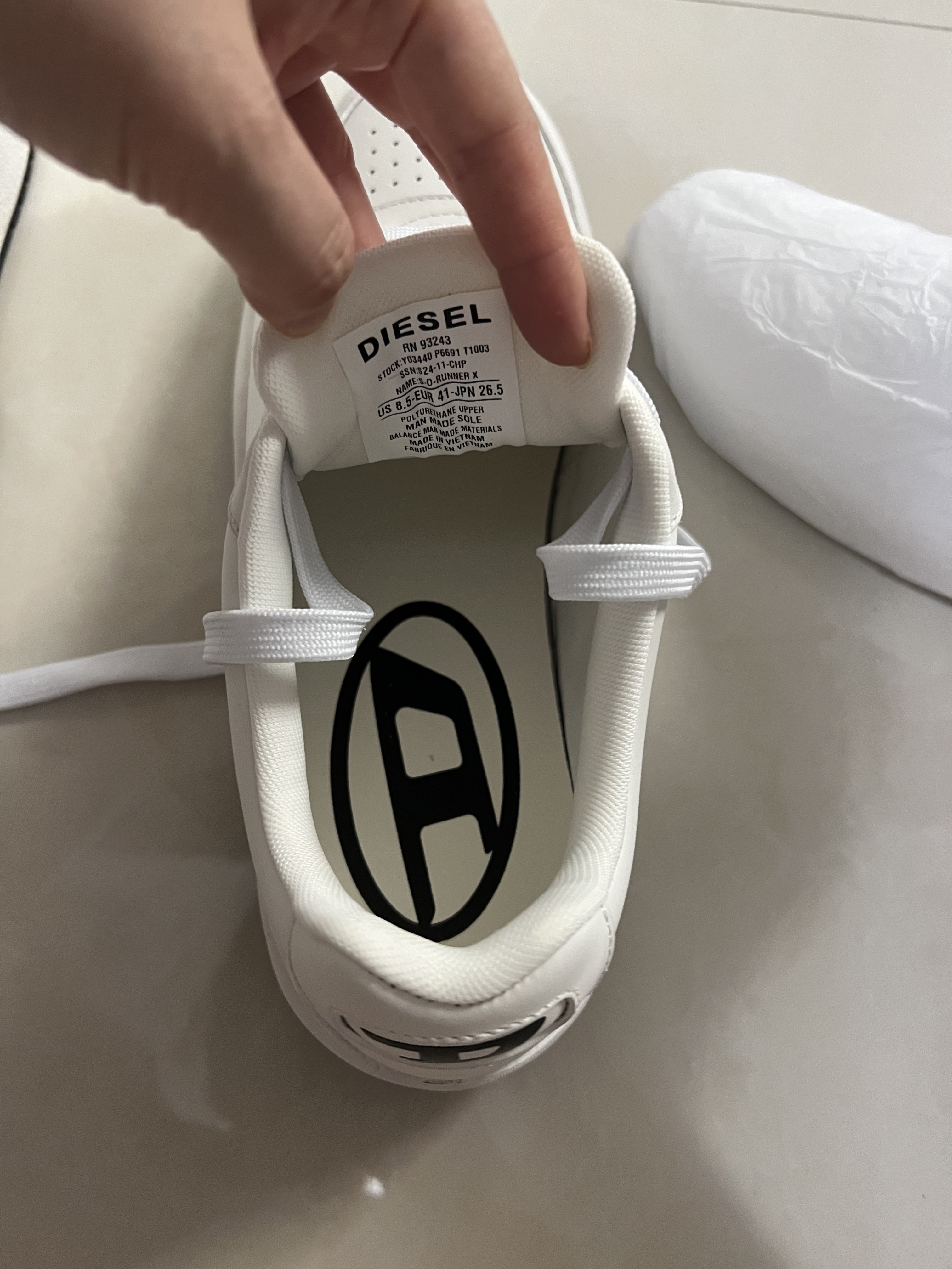 DIESEL Luxury Leather Sneaker Shoes DS-005