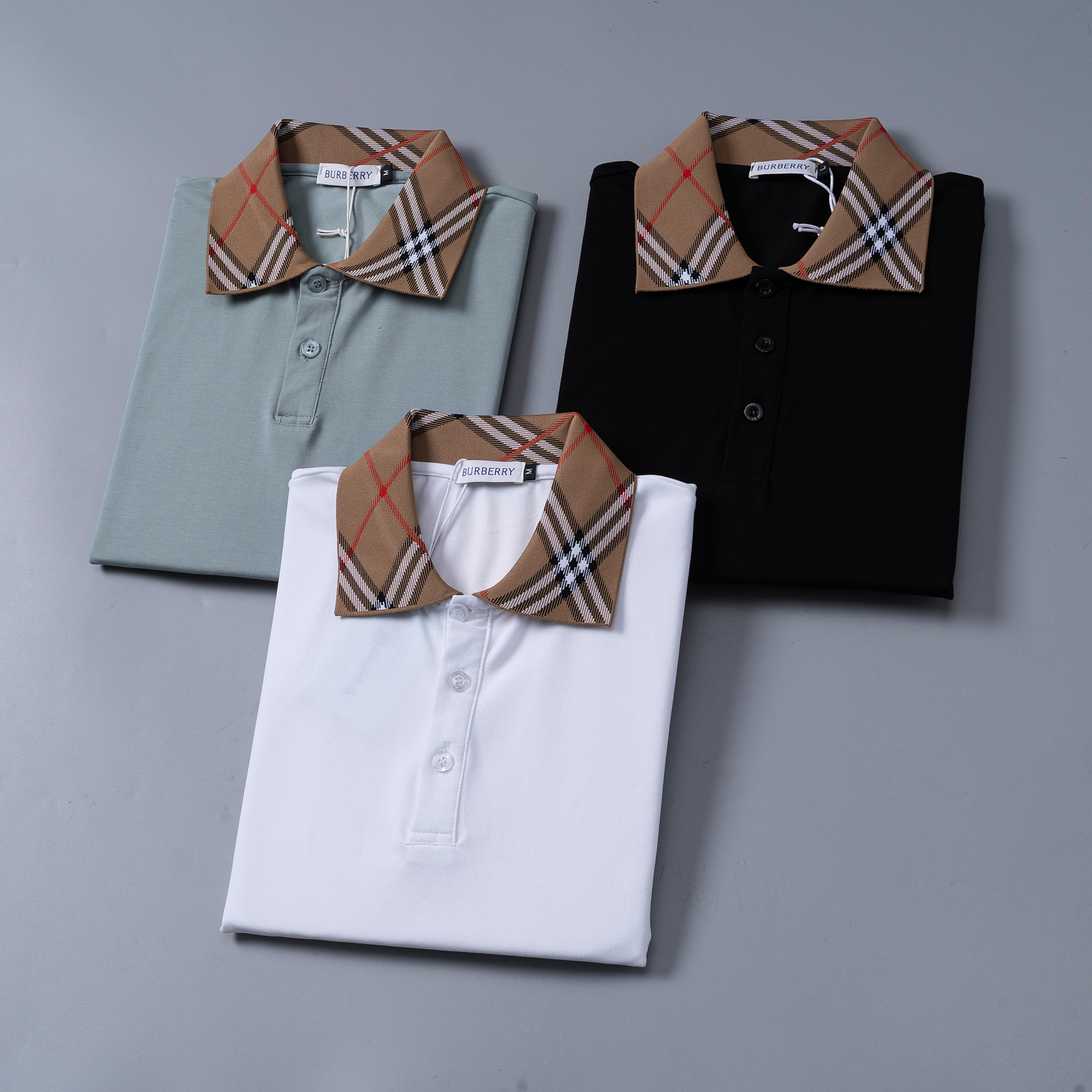 Burberry Men Cotton Polo Shirt BU-014