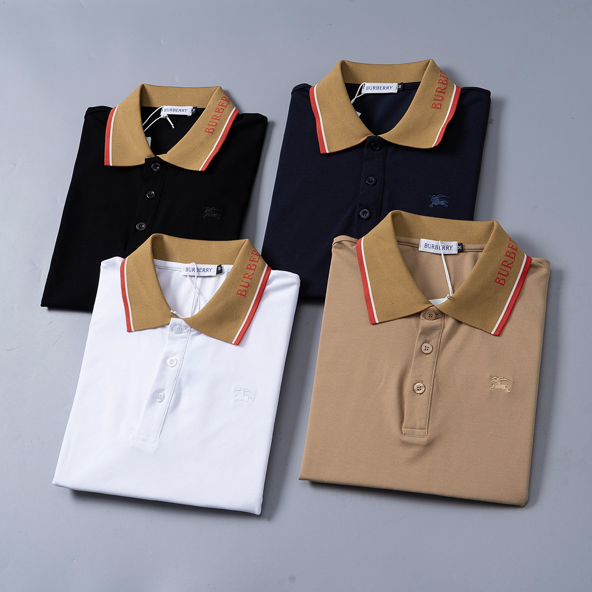 Burberry Men Cotton Polo Shirt BU-013