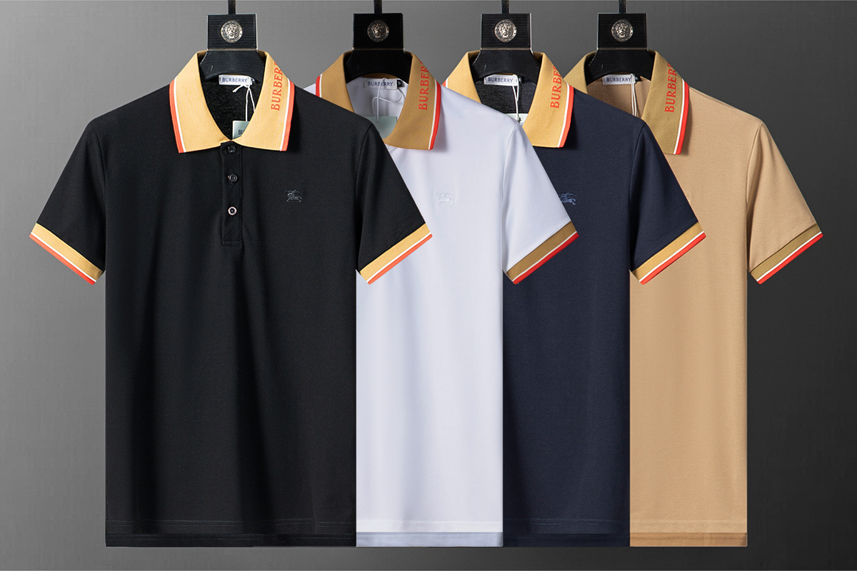 Burberry Men Cotton Polo Shirt BU-013