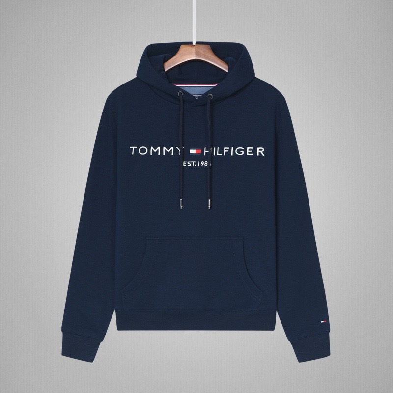 Tommy Hilfiger Pure Cotton Men Women's Autumn Winter Hoodie TH-010