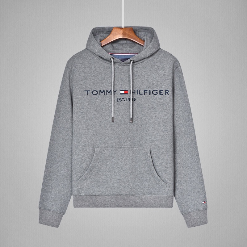 Tommy Hilfiger Pure Cotton Men Women's Autumn Winter Hoodie TH-010