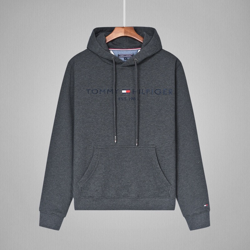 Tommy Hilfiger Pure Cotton Men Women's Autumn Winter Hoodie TH-010
