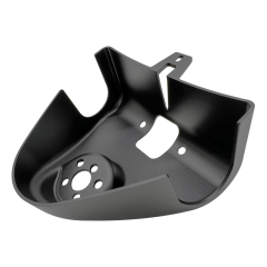 Custom CNC machined aluminum motorcycle housing for high-performance engine and chassis protection