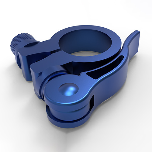 CNC Machined Quick-Release Seat Post Clamp for Bicycle