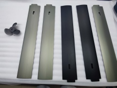 Precision CNC-machined aluminum hydrofoil mast with NACA hydrodynamic profile for Efoil systems
