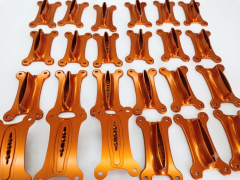 CNC machined aluminum mounting plate for electric hydrofoil and Efoil board connection