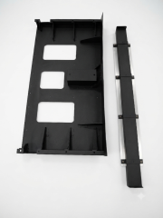 Custom 304 stainless steel housing weldment for rear-entry wheelchair accessible vehicle ramp systems