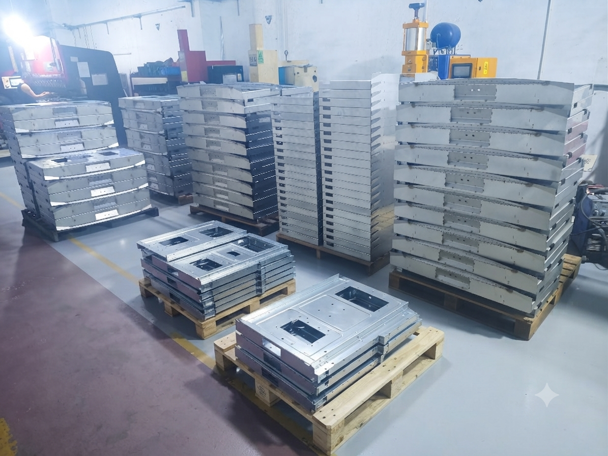 Custom 304 stainless steel housing weldment for rear-entry wheelchair accessible vehicle ramp systems